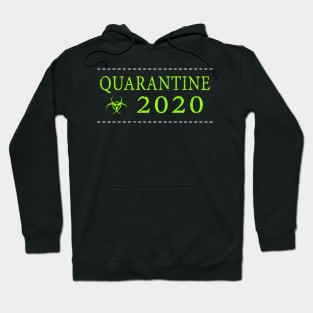 Quarantine 2020 Bio-hazard Community Awareness Distressed Hoodie